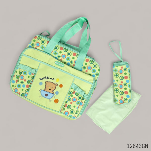 Diaper & Accessories Bag with Mat & Feeder Cover - Large