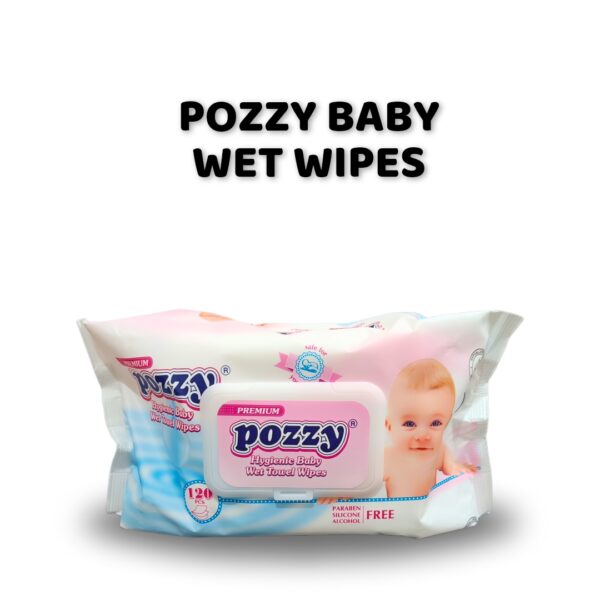 Pozzy Baby Wet Wipes-120pcs