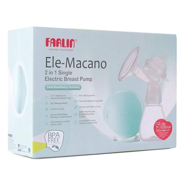 Farlin Ele-Macano 2in1 Single Electric Breats Pump