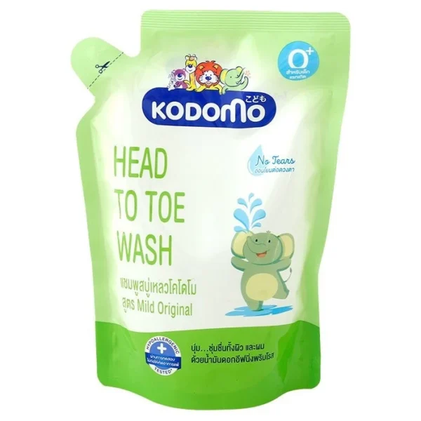 Kodomo Head To Toe Wash Refill - 380ml (Thailand)