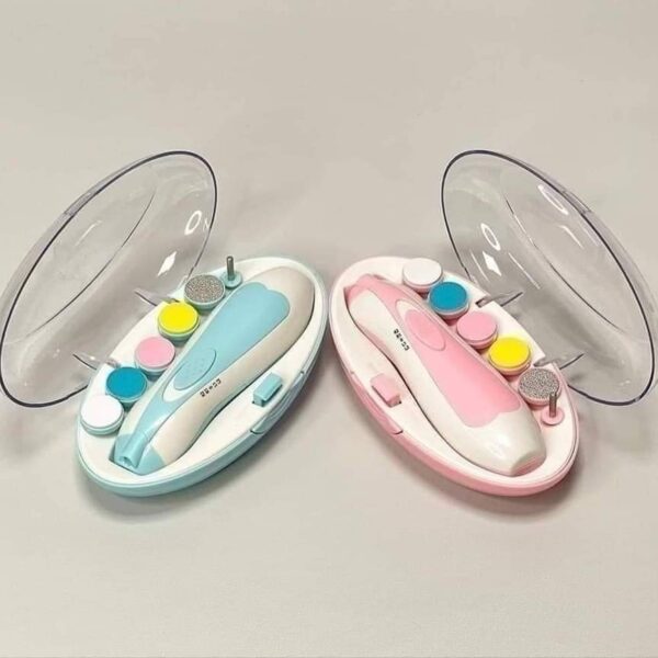 Baby Nail Trimmer With File - Nail Clipper Kit - Polish & Trim