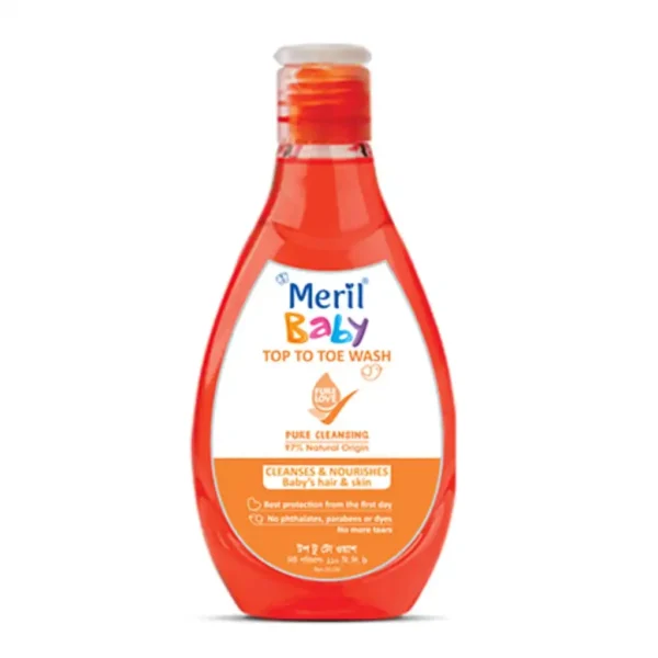 Meril Baby Top To Toe Wash – 200ml (Square)