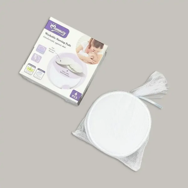 Momeasy Washable Breast Pad Nursing Pad - 6 Pcs