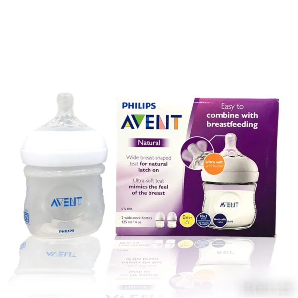Philips AVENT Natural Wide Neck Plastic Feeder Bottle