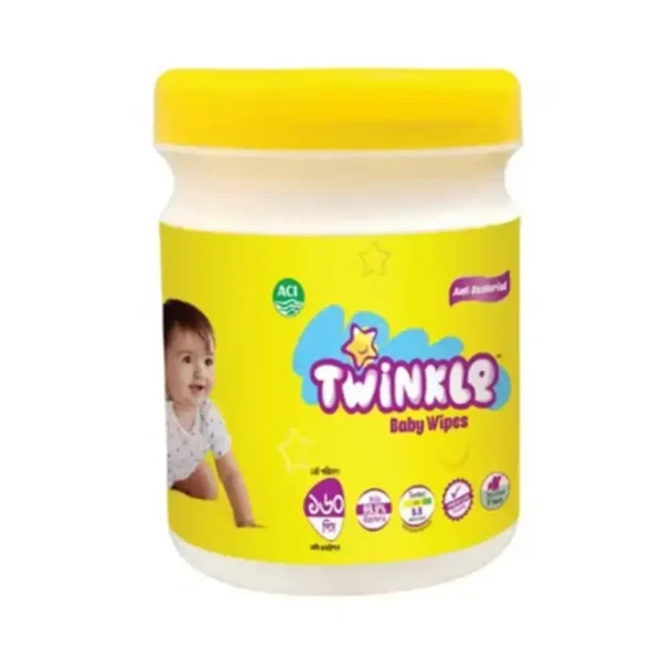 Twinkle baby wipes Jar - 160 pcs