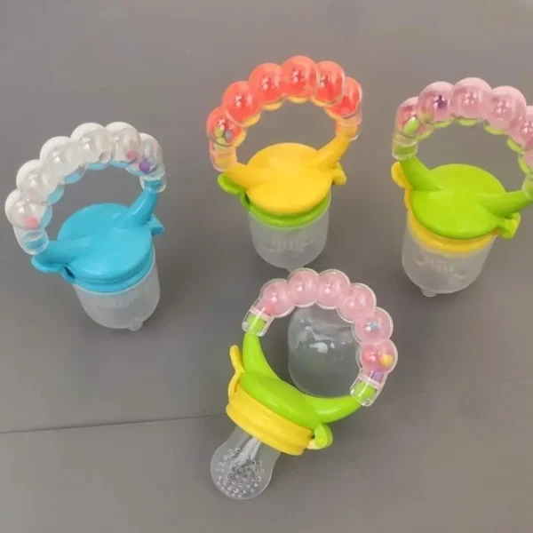 Silicone Fruit Pacifier With Jhunjhuni - Rattles