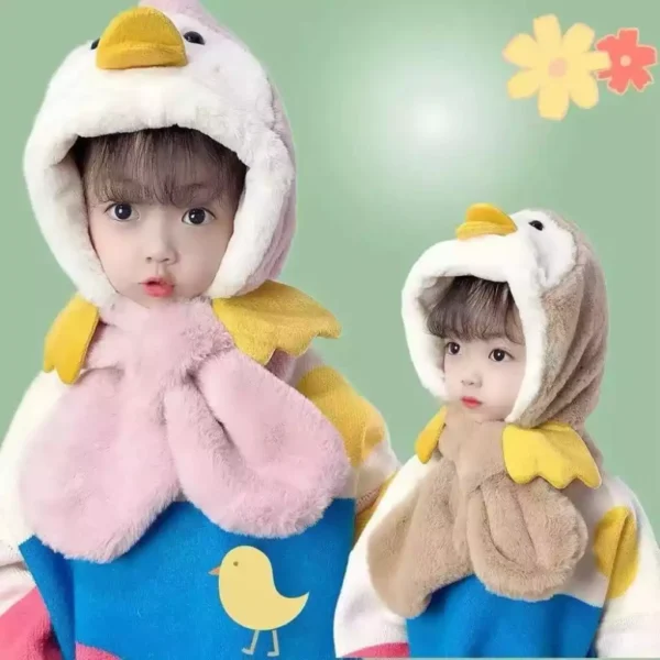 Cute Penguin Winter Cap For Baby