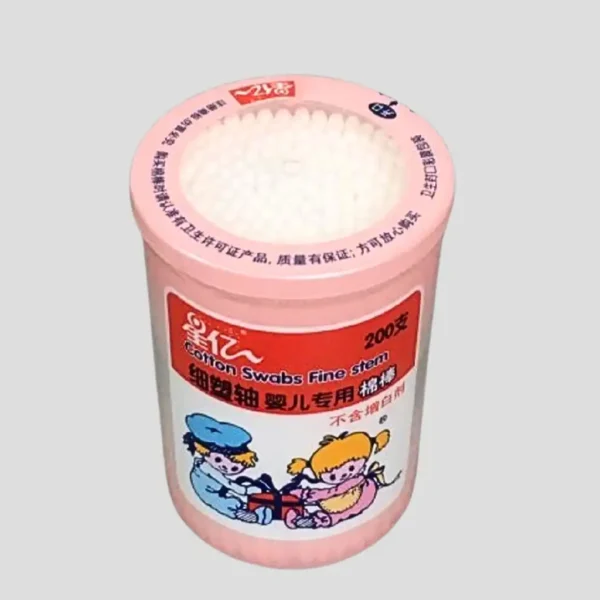 Cotton Swabs Fine Stem Mini Buds - 200 pcs