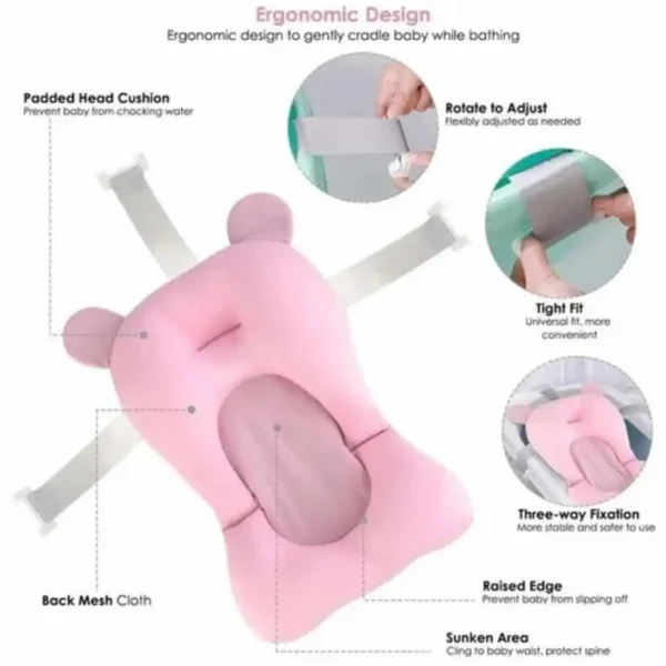 Baby Bathtub Support Pillow Bed Seat