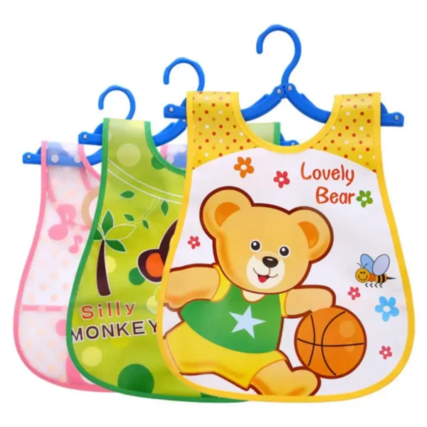 Plastic Waterproof Apron Bib For Baby