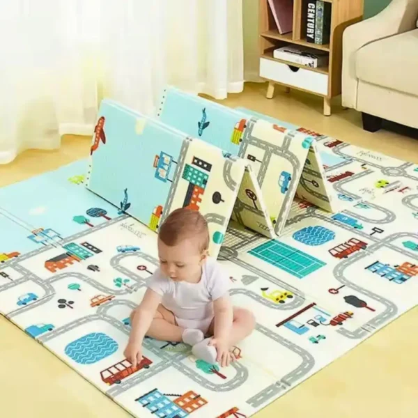 Floor Mat for Babies with Double Sided Water Proof Kids Carpet Mat - Play Mate