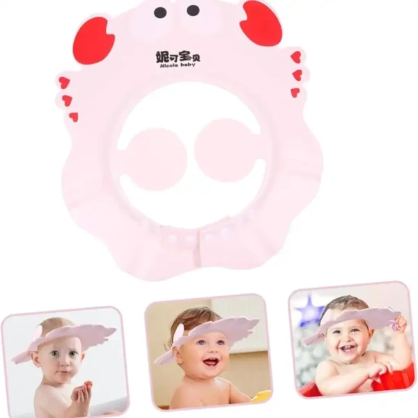 Premium Baby Shower Cap Crab Shaped