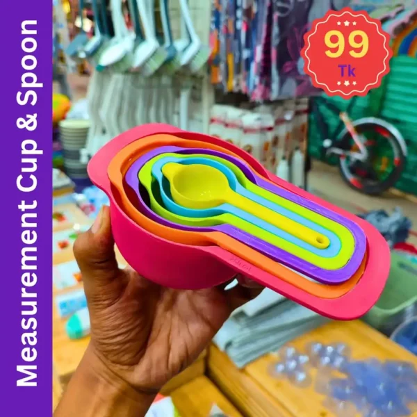 Measurement Cup & Spoon China - 6 pcs