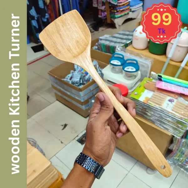 Wooden Kitchen Turner Spoon - China