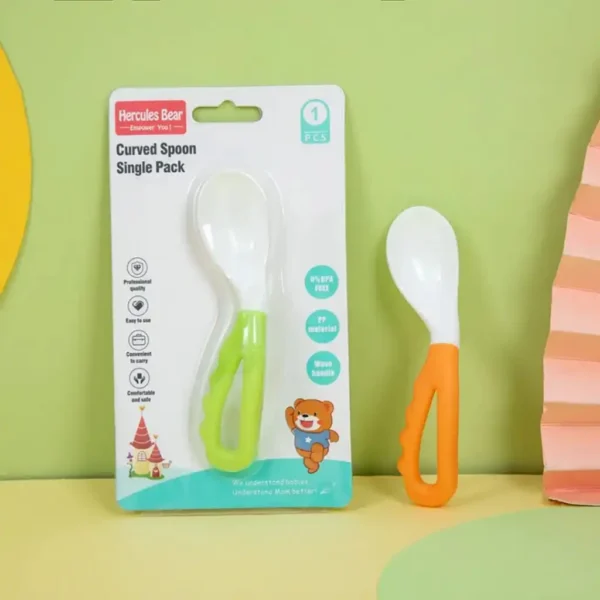 Curved Spoon For Baby - Hercules Bear